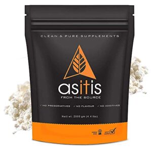 AS-IT-IS Nutrition Whey Protein Isolate 90% - 2 kg | Protein 27g & BCAA 5.9g per serving