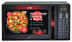 IFB 23 L Convection Microwave Oven (23BC4, Black with Floral Design, With Starter Kit)