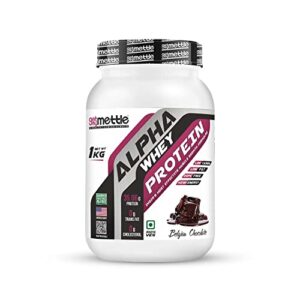 swasthum Mettle Alpha Whey Protein (Belgian Chocolate, 1kg)