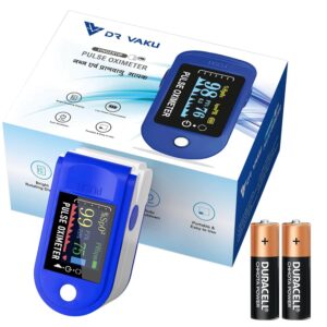 DR VAKU Fingertip Pulse Oximeter - BM1000 Blue